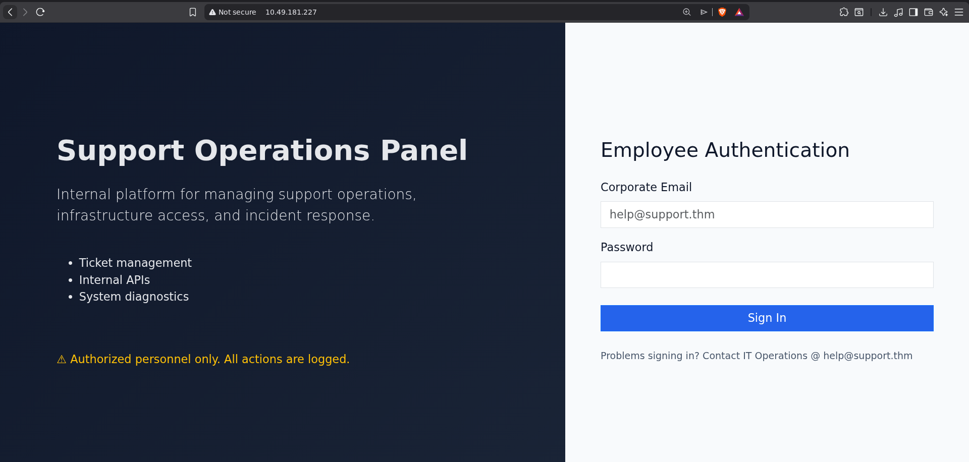 Login
